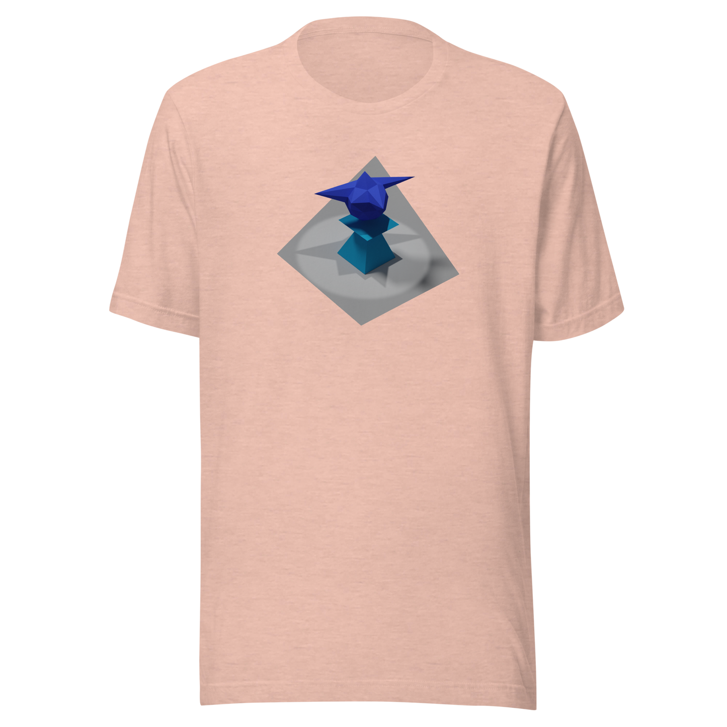 Ordin's Jagged Star on Plinth with Shadows T-Shirt