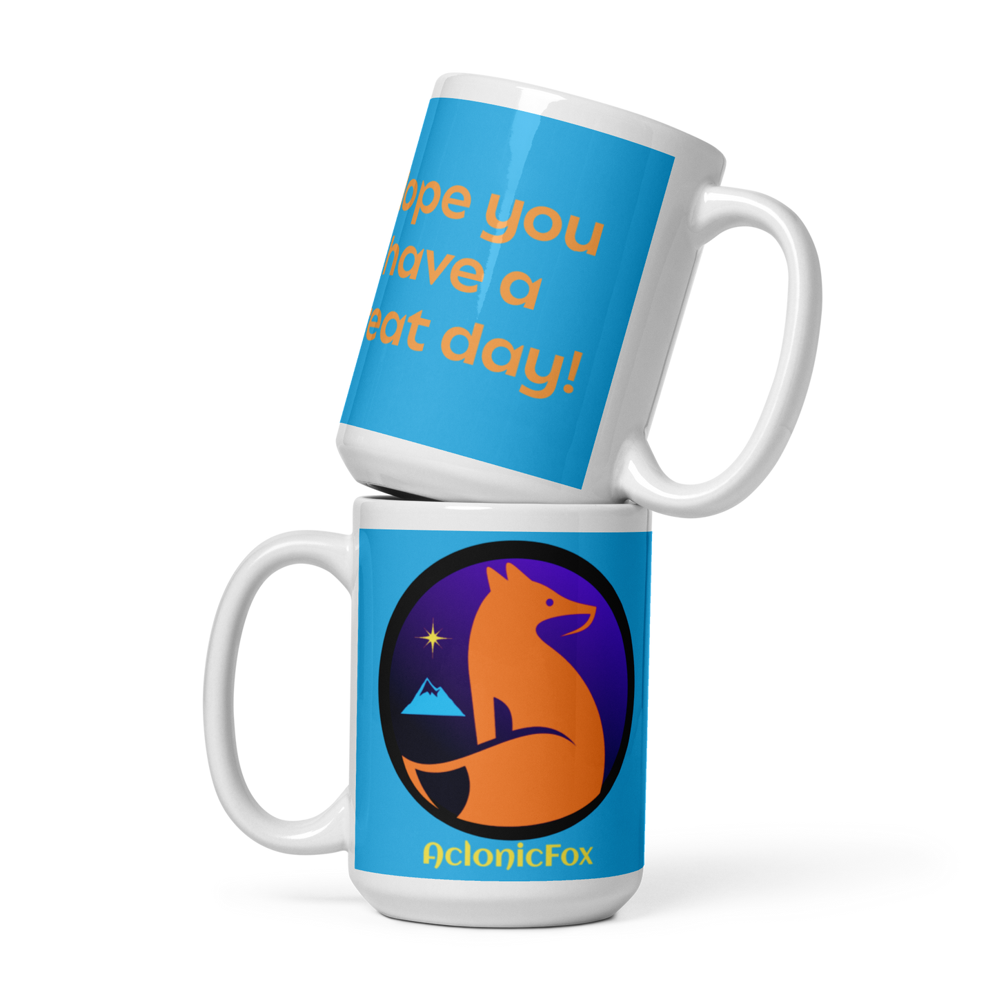 AclonicFox "Great Day" mug