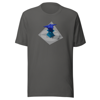 Ordin's Jagged Star on Plinth with Shadows T-Shirt