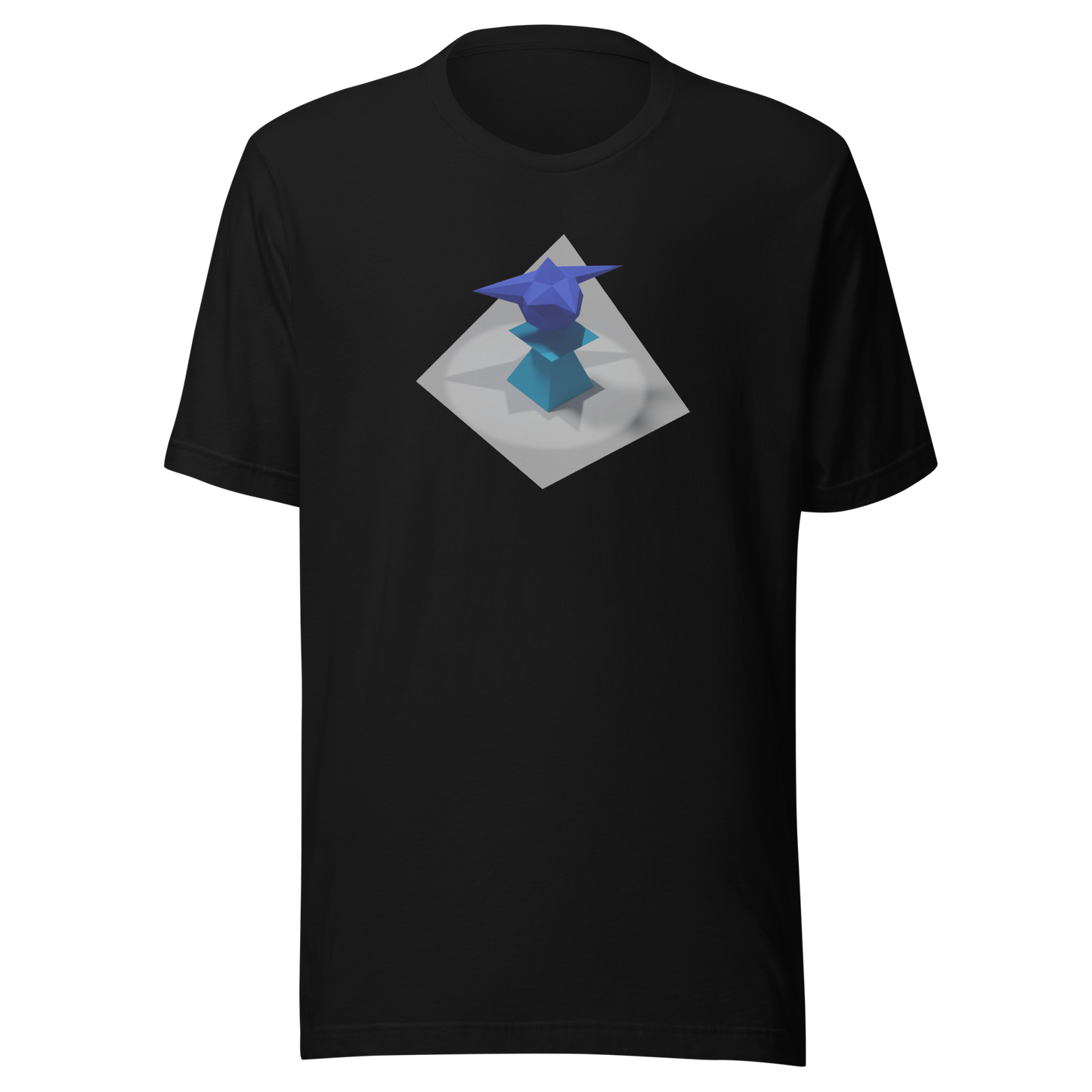 Ordin's Jagged Star on Plinth with Shadows T-Shirt