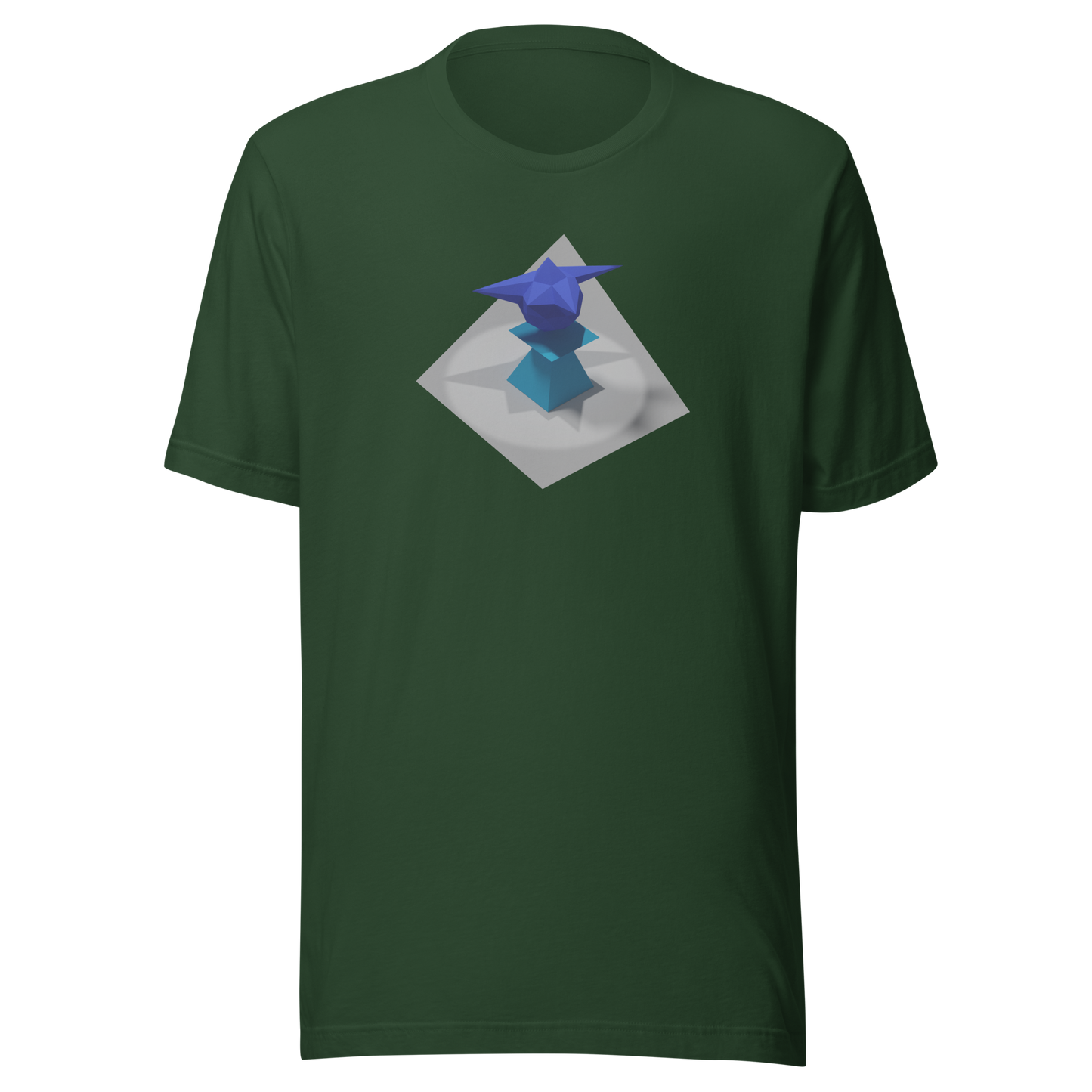 Ordin's Jagged Star on Plinth with Shadows T-Shirt