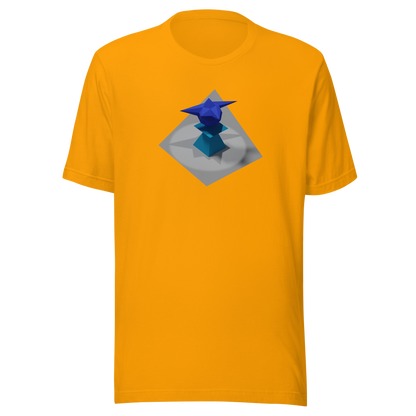 Ordin's Jagged Star on Plinth with Shadows T-Shirt