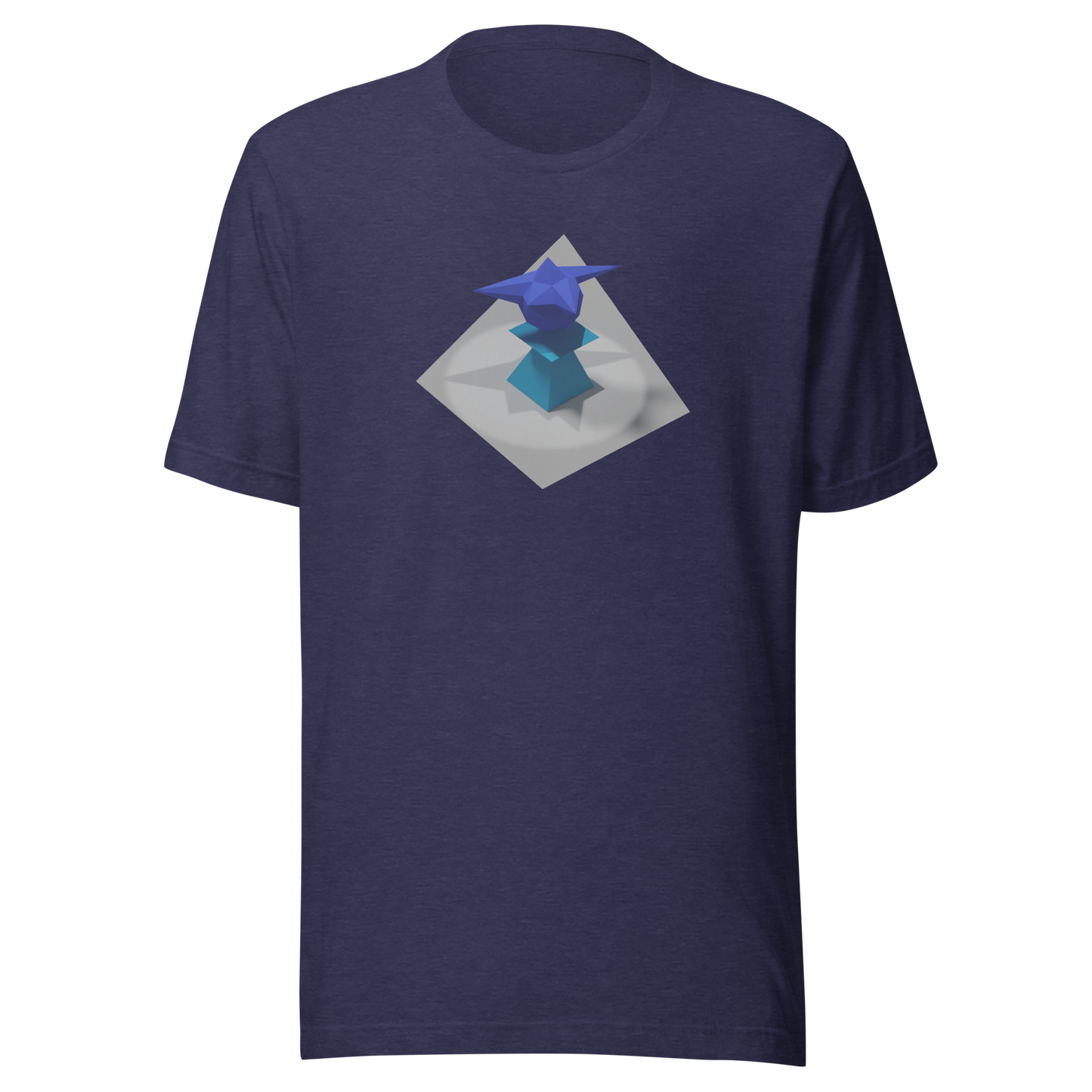 Ordin's Jagged Star on Plinth with Shadows T-Shirt