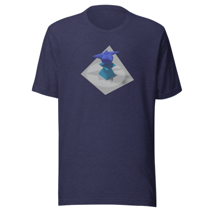 Ordin's Jagged Star on Plinth with Shadows T-Shirt