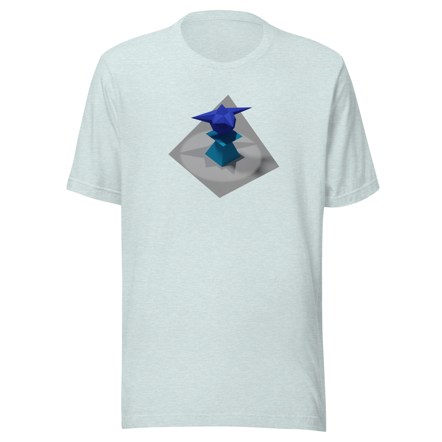 Ordin's Jagged Star on Plinth with Shadows T-Shirt