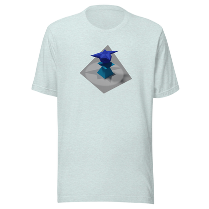 Ordin's Jagged Star on Plinth with Shadows T-Shirt