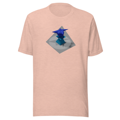 Ordin's Jagged Star on Plinth with Shadows T-Shirt