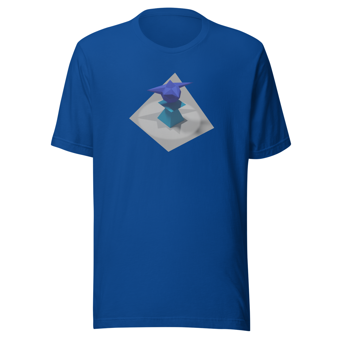 Ordin's Jagged Star on Plinth with Shadows T-Shirt