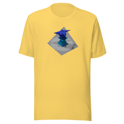 Ordin's Jagged Star on Plinth with Shadows T-Shirt
